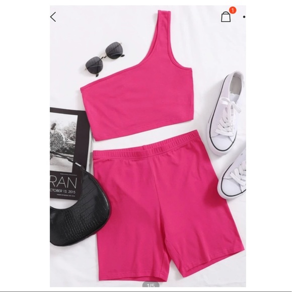 Neon Pink Workout Set